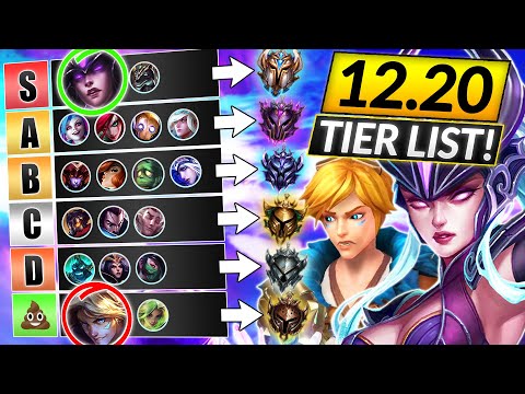 NEW Champions TIER LIST for Patch 12.20 - BEST META Champs - LoL Update Guide