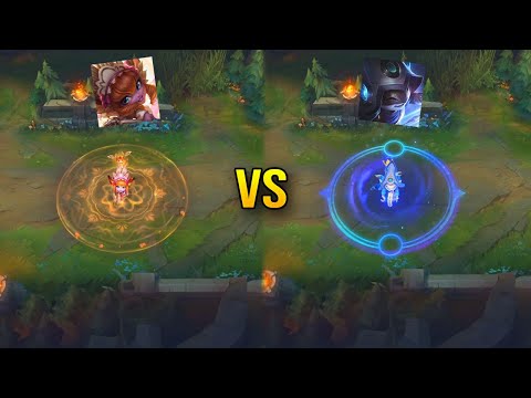 Cafe Cuties Lulu vs Cosmic Enchantress Lulu Skin Comparison - League of Legends