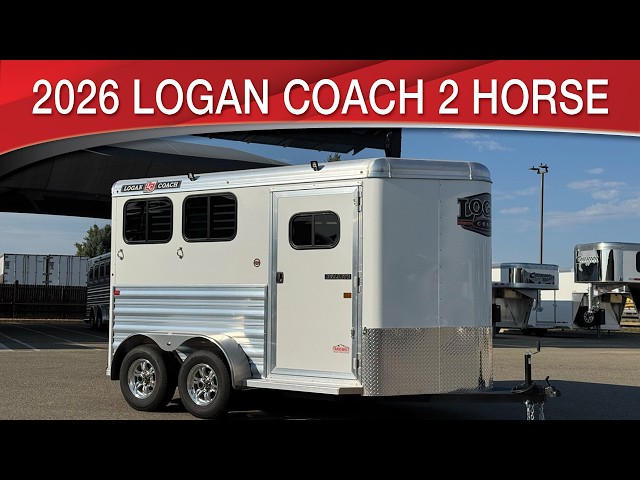 Preview image of 2026 Logan Coach Bullseye 2 Horse Bumper Pull youtube video