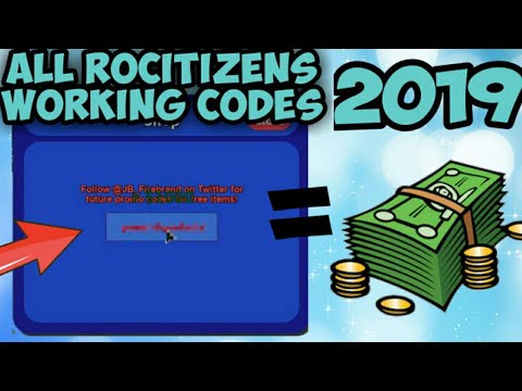 All Codes On Rocitizens Working 2019 Roblox