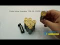 text_video Sabotul pistonului Komatsu 708-3S-13520