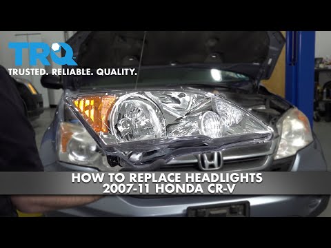 How To Replace Headlights 2007-11 Honda CR-V