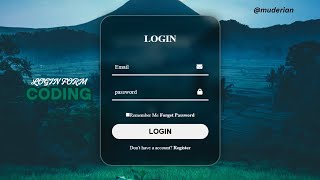 Modern Login Form in HTML & CSS | Beginner Web Design Tutorial