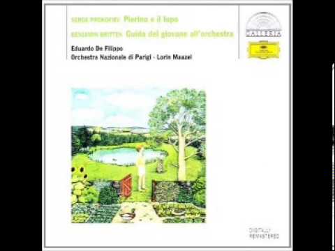 Eduardo De Filippo, narra  Pierino e il lupo   Prima Parte