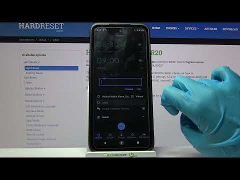 How to Add an Alarm Clock in Nokia XR20 - Customize Alarm Clock