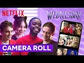 The Wednesday Cast Takes The Camera Roll Challenge