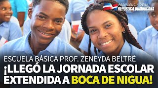 Presidente Danilo Medina entrega tres modernas escuelas para 1,925 estudiantes de San Cristóbal