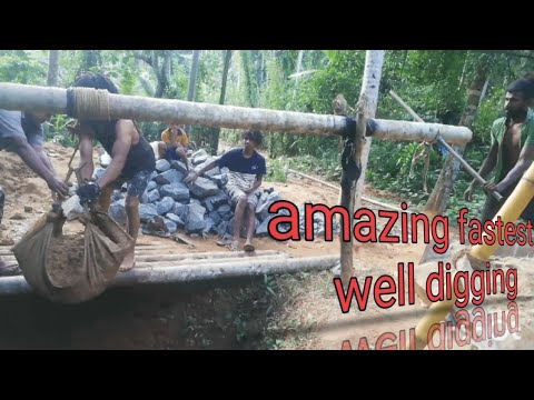 diy water well drilling by hand/amazing fastest well digging