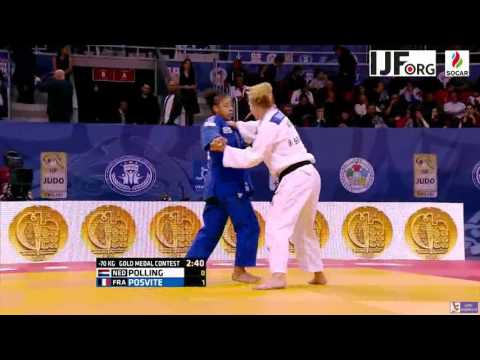 Judo 2016 Grand Prix Tbilisi: Polling (NED) - Posvite (FRA) [-70kg] final