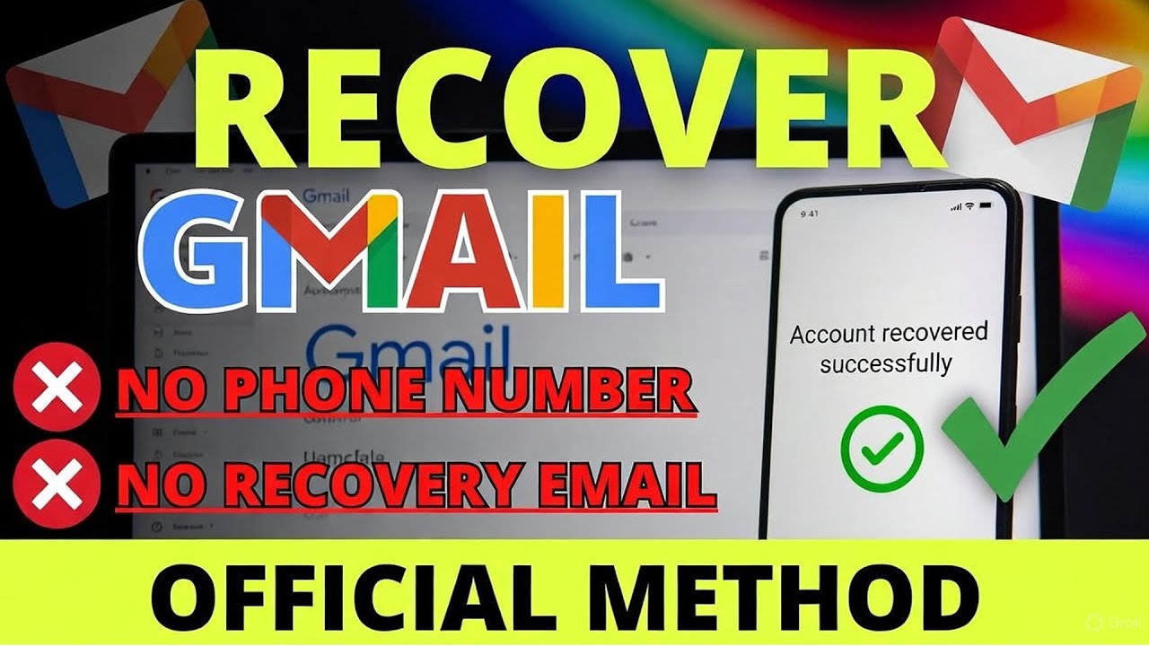 GMAIL ACCOUNT RECOVERY 2026 (NO Recovery Email/Phone!) | Step-by-Step Guide to Get Your Account Back