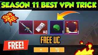 Download lagu PUBG MOBILE SEASON 11 BEST VPN TRICK | GET FREE LEGENDARY AVATAR, OUTFITS, GUNS SKIN | FREE UC || mp3
