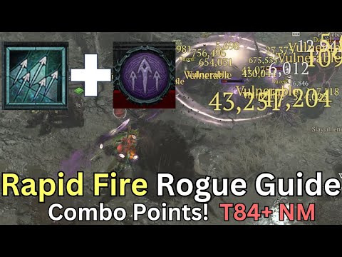 Diablo IV - Rapid Fire Rogue Build Guide - Push High Nightmare Dungeons! (T84+)