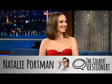Natalie Portman Takes The Colbert Questionert
