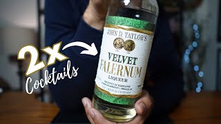 2x VELVET FALERNUM Cocktails ★ One Shaken & One Stirred