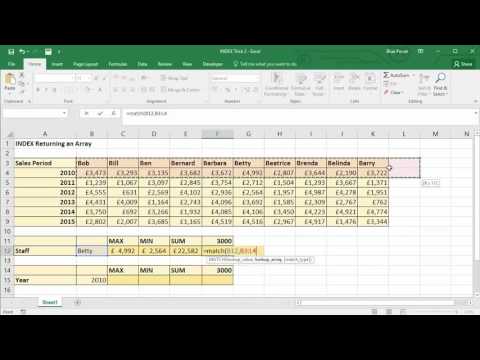 Excel Case Sensitive Lookup Using EXACT