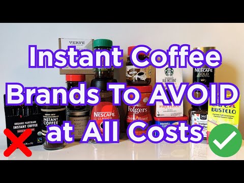 7 Instant Coffee Brands To AVOID at All Costs (And The 5 That Are ACTUALLY Worth It)