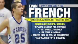 preview picture of video 'BASKETBALL RECRUIT: Evan French- 6'4 (SG) Warren HS, Class of 2014'