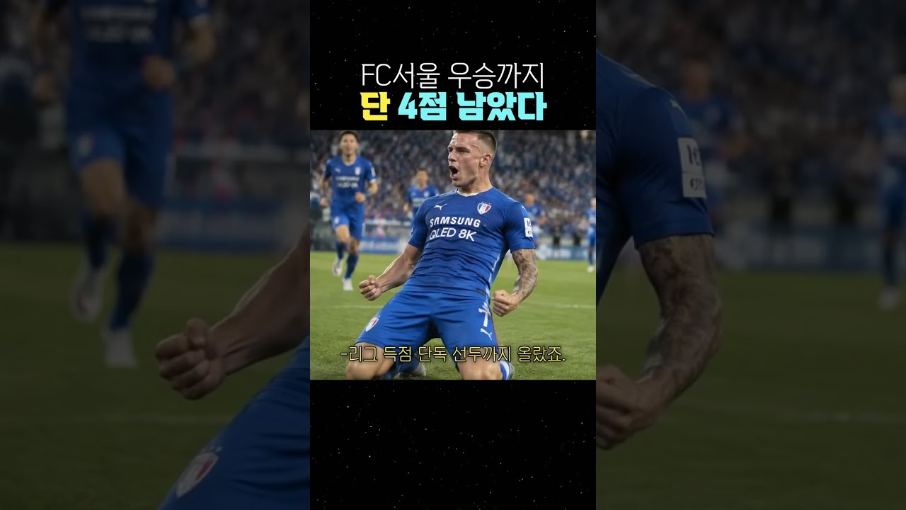 FC서울 우승까지 단 4점 남았다 #FC서울 #K리그 #K리그1