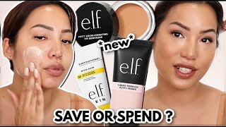 ANOTHER DUPE?! NEW ELF COSMETICS LIQUID PUTTY PRIMER + INVISIBLE SUNSCREEN