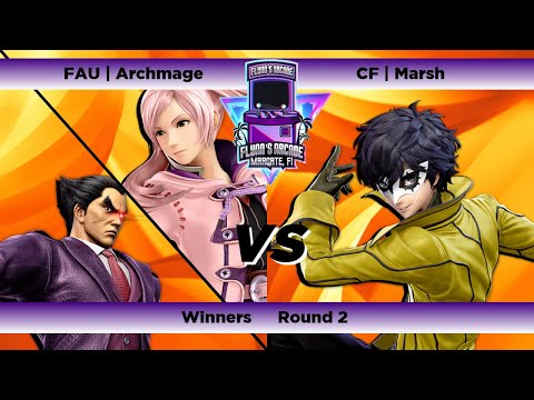Flynn's Arcade 050 Winners Round 2 - FAU | Archmage (Kazuya Robin)Vs CF | Marsh (Joker)SSBU Ultimate