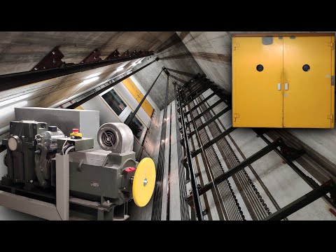 HUGE 4:1 5000kg SCHINDLER Freight Lift with Automatic Swing Doors