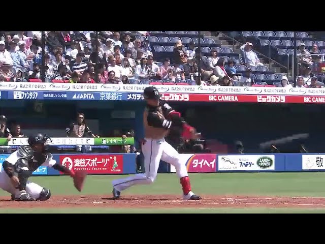 【2回表】前日4安打の好調キープ!! ファイターズ・陽 技ありのヒット!! 2016/4/30 M-F