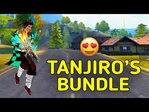 SOLO VS SQUAD || FIRST & AGGRESSIVE GAMEPLAY WITH NEW TANJIRO'S BUNDLE🔥 !!! || FREE FIRE INDIA