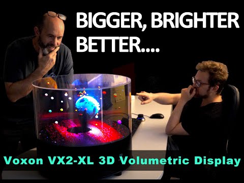 The World's Biggest 3D Volumetric Hologram Display