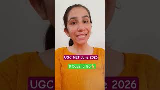 8 Days to Go! UGC NET Education Jine 2026@InculcateLearning #ugcneteducation #ugcnet #paper2
