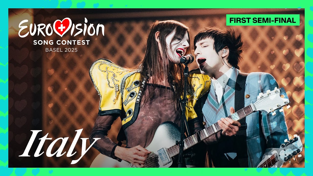 Lucio Corsi - Volevo Essere Un Duro (LIVE) | Italy 🇮🇹 | First Semi-Final | Eurovision 2025