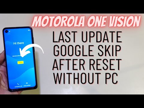 Motorola One Vision Frp Bypass Without Pc Easy Method Last Update