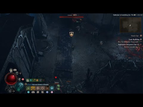 Diablo 4 Lv.92 Necromancer Summoner Nightmare