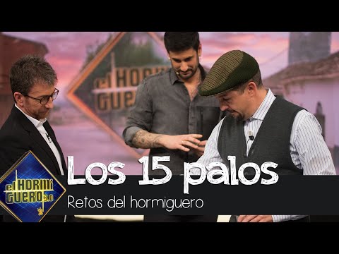 Melendi contra Don Rogelio en el reto de los 15 palos - El Hormiguero 3.0