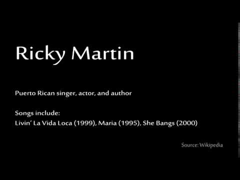 How to pronounce - Ricky Martin