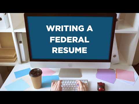 Go Government Tutorials: Writing Your Federal Resume • Go Government