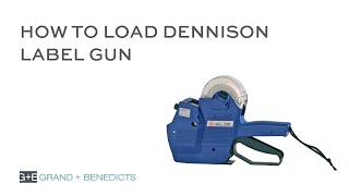 How to Load Dennison 210-216 Label Gun
