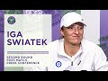 Iga Swiatek Post-Match Press Conference | Second Round | Wimbledon 2022