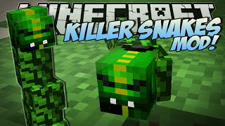 Minecraft | KILLER SNAKES MOD (Become a Snake Charmer!) | Mod Showcase