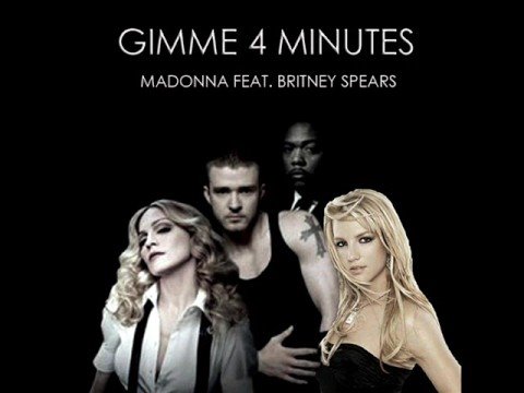 Gimme More vs 4 Minutes - Madonna feat Britney Spears & Justin Timberlake