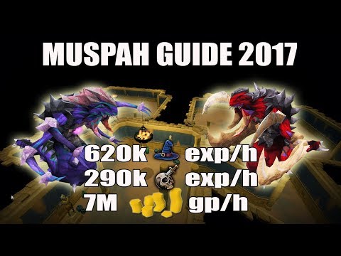 [Runescape 3] Muspah Slayer Guide 2017 | POD | 620k Magic Exp/h | 290k Slayer Exp/h | 7M gp/h