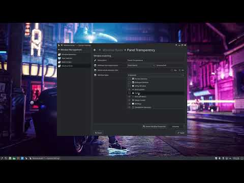 GNU/Linux Tech Tips - Salient OS Plasma - Changing Theme Elements with Window Rules