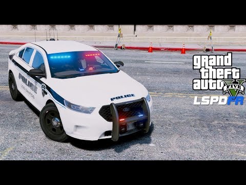 GTA 5 LSPDFR #753 Los Santos Police - Slicktop Ford Police Interceptor Patrol