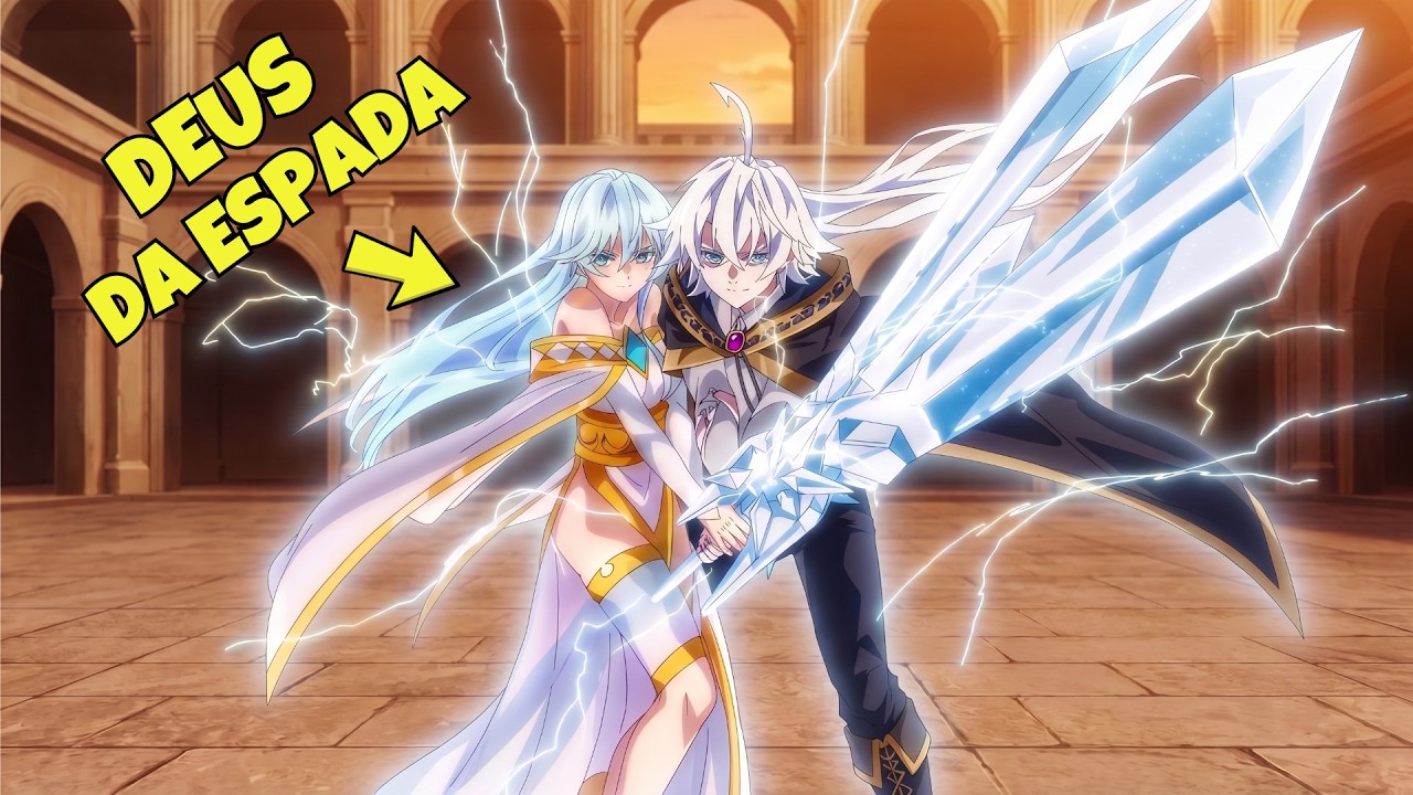 Thumbnail: ELE NÃO PODE USAR MAGIA, MAS SEU PODER COM A ESPADA É NÍVEL DEUS! (1-24) | Resumo do Anime