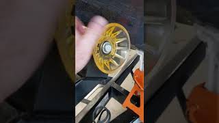 How to change out a boat trailer bow roller.