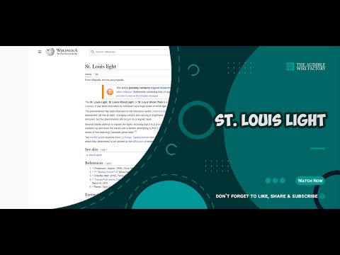 The St. Louis Light, St. Louis Ghost Light, or St. Louis Ghost Train is a supposed paranormal