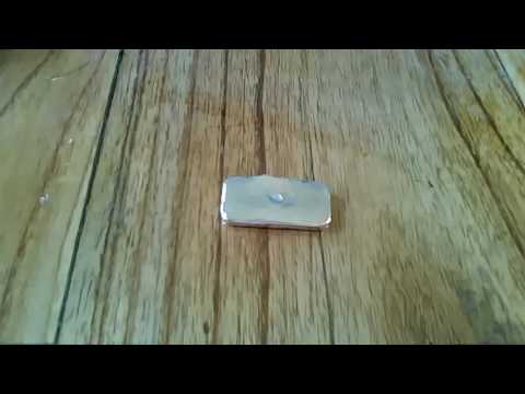 Silver Smelting Part 2 - My first poured bar from my new Kiln!