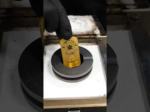 Melting the most gold I've ever seen