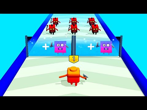 Merge NumberBlock Run 3D - Merge Battles Number Cube Game Part 6