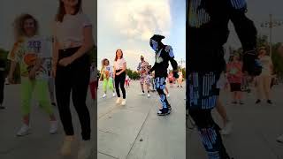 Download lagu TEACHING SHUFFLE ⭐️ GIRL DANCING TREND 😱🔥 NEON MODE !! mp3