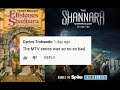 Elfstones Of Shannara Chronicles Book Show Review